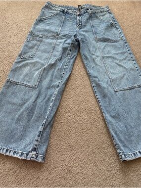 Rewash Light Blue Relaxed Carpenter Jeans